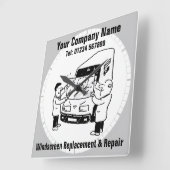 Voorruit reparaties & voorruit vervangen vierkante klok (Hoek)