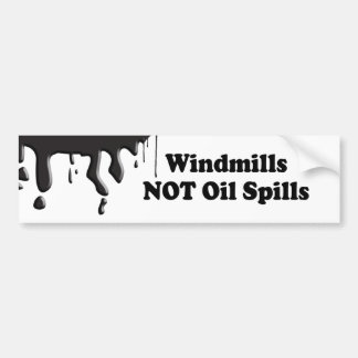 VOORRUITEN DIE GEEN OLIEPILIELEN ZIJN BUMPERSTICKER