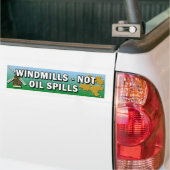 VOORRUITEN NIET VAN DE BUMPERSTICKER VAN OLIEPIELE (Op Truck)