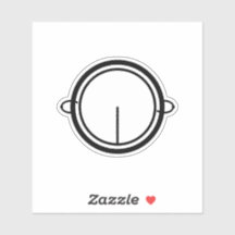 Voorschiet 9+3 paar sticker Zwart
