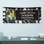 Voorschool Afstuderen Kindertuin Afstuderen Foto Spandoek (Beurs)