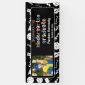 Voorschool Afstuderen Kindertuin Afstuderen Foto Spandoek (Verticaal)