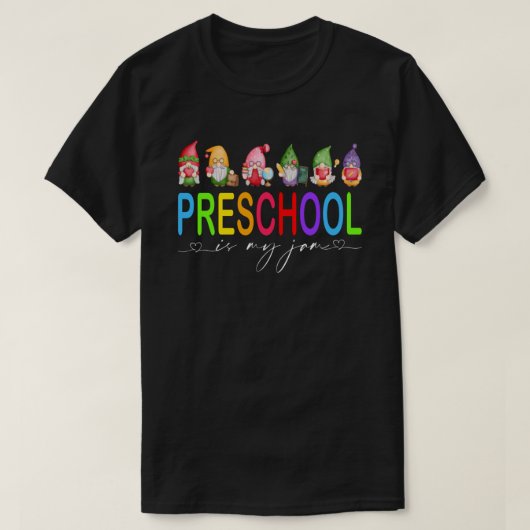 Voorschool is mijn Jam-leraar-student terug naar s T-shirt (Design voorkant)