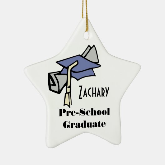 Voorschools Afstuderen () Keramisch Ornament (Rechts)