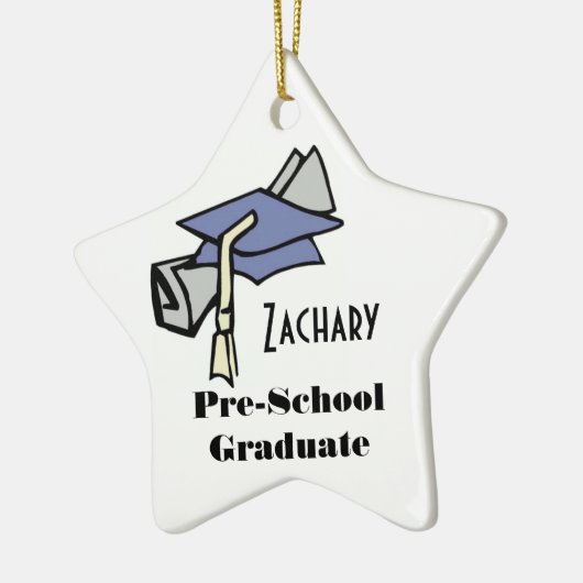 Voorschools Afstuderen () Keramisch Ornament (Links)