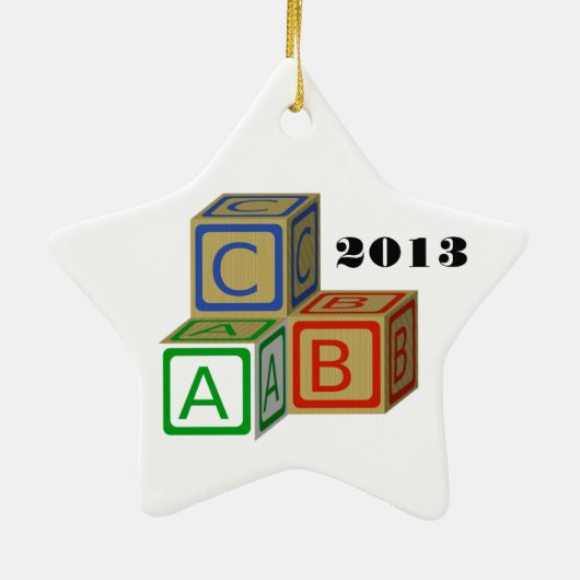 Voorschools Afstuderen () Keramisch Ornament (Achterkant)