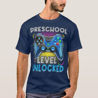 Voorschools niveau ontgrendeld Video Games Kids te T-shirt