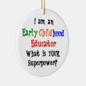 voorschools opvoeders keramisch ornament (Rechts)