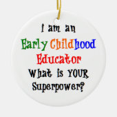 voorschools opvoeders keramisch ornament (Voorkant)