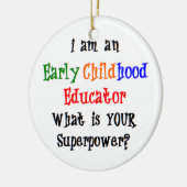 voorschools opvoeders keramisch ornament (Links)