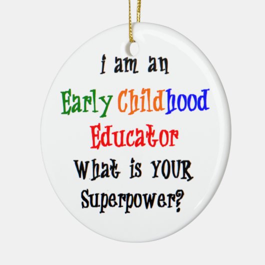 voorschools opvoeders keramisch ornament (Links)