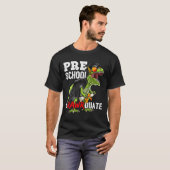 Voorschoolse Afgestudeerde Dinosaurus Graduation C T-shirt (Voorkant volledig)