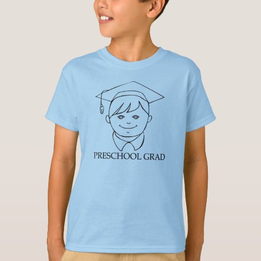 Voorschoolse Afstudeerder T-shirt (Voorkant)
