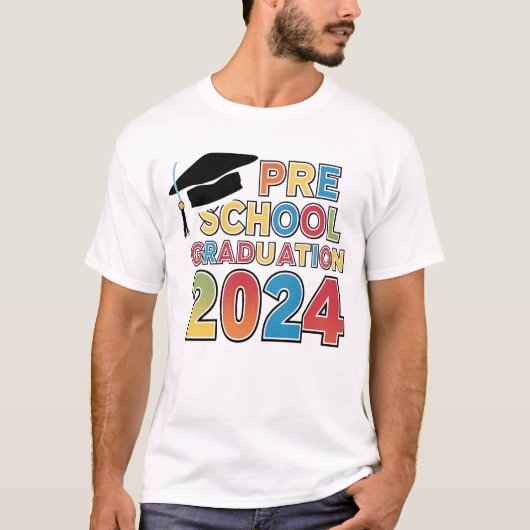Voorschoolse afstuderen 2024 t-shirt (Voorkant)
