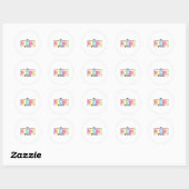 Voorschoolse Afstuderen 2025 Afstuderen Afstudeerd Ronde Sticker (Vel)