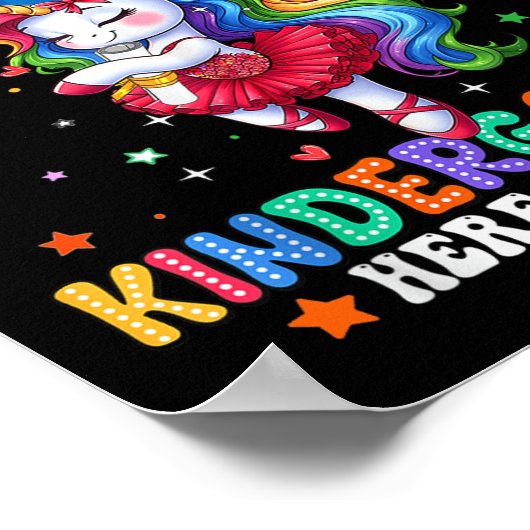 Voorschoolse Afstuderen 2025 Pre-k Afstuderen Girl Poster (Hoek)