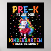 Voorschoolse Afstuderen 2025 Pre-k Afstuderen Girl Poster (Voorkant)