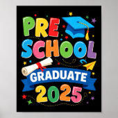 Voorschoolse Afstuderen 2025 Pre-k Afstuderen Kind Poster (Voorkant)