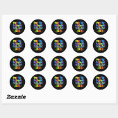 Voorschoolse Afstuderen 2025 Pre-k Afstuderen Kind Ronde Sticker (Vel)