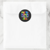 Voorschoolse Afstuderen 2025 Pre-k Afstuderen Kind Ronde Sticker (Tas)