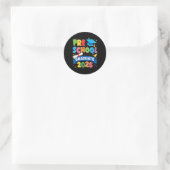 Voorschoolse Afstuderen 2025 Pre-k Afstuderen Kind Ronde Sticker (Tas)