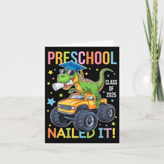 Voorschoolse Afstuderen CL van 2025 Afstuderen din Kaart (Voorkant)