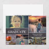 Voorschoolse Afstuderen Fotocollage Aankondiging (Voorkant / Achterkant)