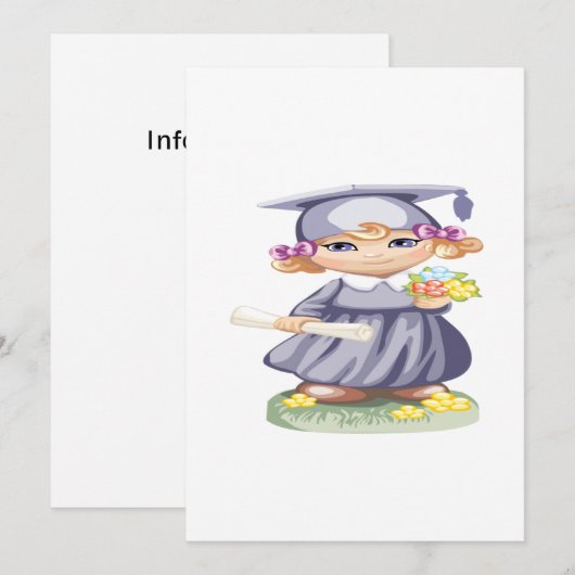 Voorschoolse Afstuderen Kaart (Voorkant / Achterkant)