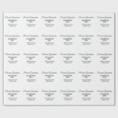 Voorschoolse Afstuderen voeg schoolnaam en adresna Cadeaupapier (Vlak)