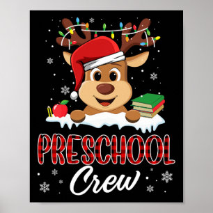 Voorschoolse bemanning Grappige rendier leraar Stu Poster