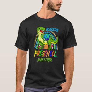 Voorschoolse dinosaurus Kinderen terug naar school T-shirt