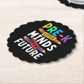 Voorschoolse Kinderen Terug naar School Little Min Kartonnen Onderzetters (Gekanteld)