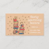 Voorschoolse leerschool visitekaartje (Voorkant)