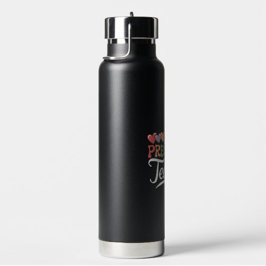 Voorschoolse leraar eerste dag Groovy terug naar s Waterfles (Rechts)