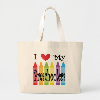voorschoolse leraar grote tote bag