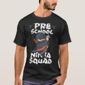 voorschoolse ninja squad t-shirt (Voorkant)