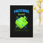 Voorschoolse niveau voltooid kaart (Gele Bloem)