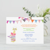 Voorschoolse of Kindergarten Kaart (Staand voorkant)