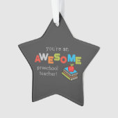 Voorschoolse onderwijsdag, Geweldige Ornament (voorkant)