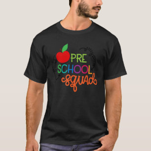 Voorschoolse ploeg grappige leraren t-shirt