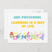 Voorschoolse reclame briefkaart (Voorkant / Achterkant)