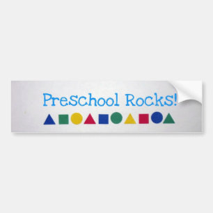 Voorschoolse rotsen! bumpersticker