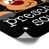 Voorschoolse selectie plaid rendier santa muts ler poster (Hoek)