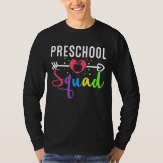 Voorschoolse Vierkant Zesde lerarenteam Terug naar T-shirt