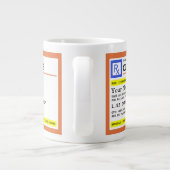 Voorschrift Chocolade  naam Grote Koffiekop (Achterkant)