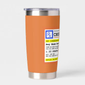 Voorschrift Chocolade op maat Geïsoleerde Drinkbeker (Rechts)