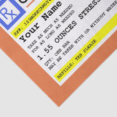 Voorschrift Chocolade op maat Tissuepapier (Detail)