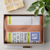 Voorschrift Chocolade op maat Tissuepapier (Geschenk)