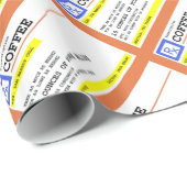 Voorschrift Koffie Cadeaupapier (Rol Hoek)