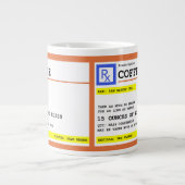 Voorschrift Koffie Jumbo-Mok Grote Koffiekop (Voorkant)